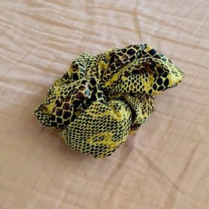 Free People Snakeskin Scrunchie